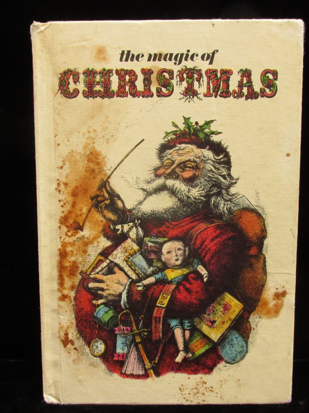 Vintage The Magic Of Christmas Anthology Book Dickens Longfellow Tennyson Alcott